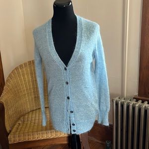 Like new JCrew Mohair sweater. Measures 23” from shoulder.